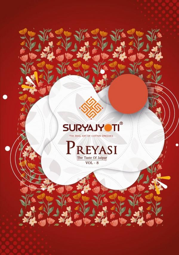 Suryajyoti Preyasi Vol-8 – Jaipuri Dress Material